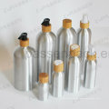 Kosmetik-Aluminium-Flasche mit Bambus-Lotion-Pumpe (PPC-ACB-065)